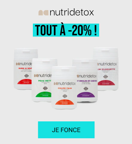 Nutridetox : -20% sur tous les produits !
